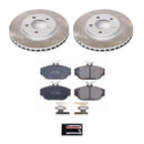 Power Stop 94-00 Ford Taurus Front and Rear Semi-Coated Rotor Kit