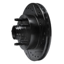 R1 98-02 Ford Ranger (USA/Canada) Front Right Drilled & Slotted Black Brake Rotor