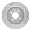 R1 90-93 Volkswagen Corrado Front Drilled & Slotted Silver Brake Rotor Set
