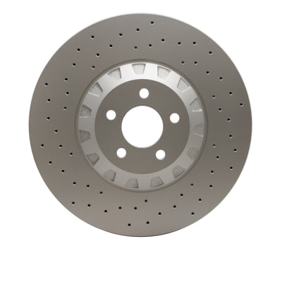 DFC 16-18 Ford Mustang Right Front Drilled GeoSPEC Coated Rotor