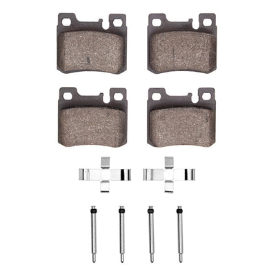 DFC 86-95 Mercedes-Benz C280 Rear 5000 Advanced Low Metallic Brake Pads and Hardware Kit