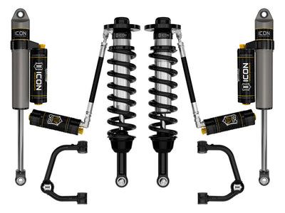 ICON 21-23 Ford F-150 4WD 2.75-3.5in Stage 4 Suspension System w/ Tubular UCA