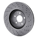 DFC 14-20 Infiniti QX30 Front Drilled Brake Rotor