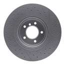 DFC 13-13 BMW 135IS Front Drilled GeoSPEC Coated Rotor and Slotted