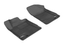 3D MAXpider 2009-2014 Nissan Maxima Kagu 1st & 2nd Row Floormats - Black