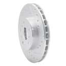 R1 88-93 Toyota Celica Front Right Drilled & Slotted Silver Brake Rotor