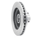 R1 1969-1996 Buick Estate Wagon Front Right Drilled & Slotted Silver Brake Rotor