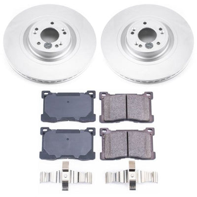 Power Stop 12-16 Hyundai Equus Front & Rear Z17 Evolution Geomet Coated Brake Kit