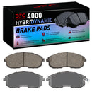 DFC 89-06 Nissan Sentra Front 4000 Hybridynamic Brake Pads