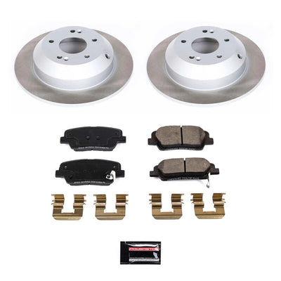 Power Stop 2019 Hyundai Santa Fe XL Front and Rear Semi-Coated Rotor Kit