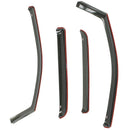 Westin 2005-2017 Nissan Frontier 4dr In-Channel Wind Deflector 4pc - Smoke