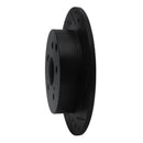R1 09-13 Pontiac Vibe Rear Right Drilled & Slotted Black Brake Rotor