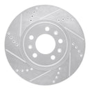 R1 06-10 Pontiac Solstice Front & Rear Drilled & Slotted Silver Brake Rotor Set
