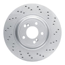 DFC 15-20 BMW M2 Right Front Drilled GeoSPEC Coated Rotor