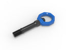 aFe CONTROL Front Tow Hook Nissan Z 23-25 V6-3.0LBlue