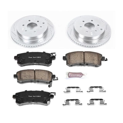Power Stop 11-13 Infiniti QX56 Front & Rear Z23 Evolution Sport Brake Kit