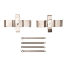 DFC 03-11 Mercedes-Benz SL600 Rear 5000 Advanced Low Metallic Brake Pads and Hardware Kit