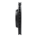 R1 00-04 Volvo V40 Front Right Drilled & Slotted Black Brake Rotor