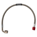 Russell Performance -4 AN 15in 90 Degree to Straight Pre-Made Nitrous and Fuel Line