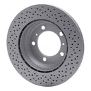 DFC 05-23 Porsche 718 Cayman Rear Drilled GeoSPEC Coated Rotor