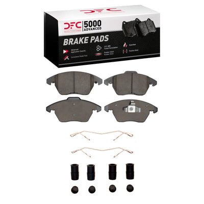 DFC 05-18 Volkswagen Jetta/Bora/Beetle Front Drill/Slot Geoperf Rotors 5000 Advanced Pads w/Hardware