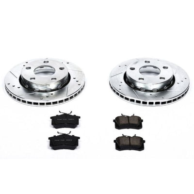 Power Stop 00-02 Audi S4 Front & Rear Z23 Evolution Sport Brake Kit
