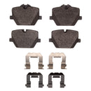 R1 19-22 BMW 430i xDrive Front & Rear Drilled & Slotted Black Brake Rotor Set w/Optimum Pads