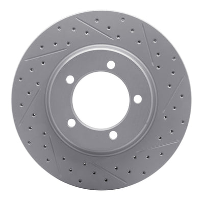 R1 67-70 Chevrolet Caprice Front Right Drilled & Slotted Geo-Carbon Rotor