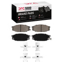 DFC 79-83 Nissan 280ZX Front 5000 Advanced Semi Metallic Brake Pads and Hardware Kit