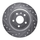 R1 13-20 Ford FusIon Front & Rear Drilled & Slotted Silver Brake Rotor Set