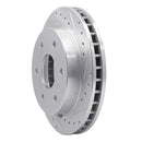 R1 88-00 Cadillac Escalade Front Drilled & Slotted Silver Brake Rotor Set