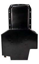 Moroso 86-Up Chevrolet SBC (w/1 Pc Seal & Low Clearance) Wet Sump 7qt 7in Steel Oil Pan - Black