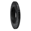 R1 15-17 Ford F-150 4WD Rear Left Drilled & Slotted Black Brake Rotor