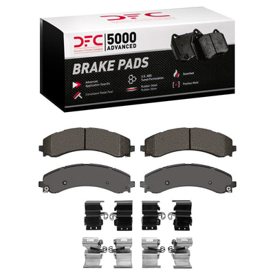 DFC 19-25 Ram 3500 Rear 5000 Advanced Semi Metallic Brake Pads and Hardware Kit
