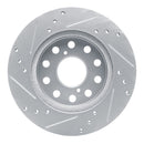 R1 91-95 Toyota MR2 Front & Rear Drilled & Slotted Silver Brake Rotor Set