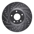 R1 03-19 Infiniti FX35 Front & Rear Drilled & Slotted Silver Brake Rotor Set