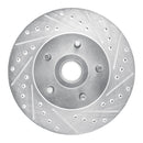 R1 74-80 Ford Maverick (Car) Front Drilled & Slotted Silver Brake Rotor Set