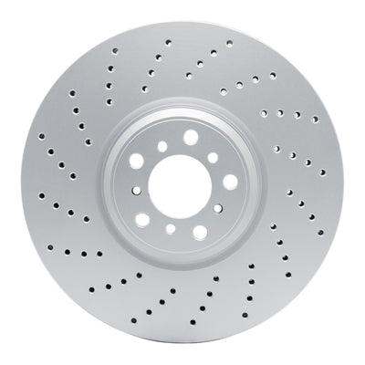 DFC 15-19 BMW X5 Left Front Drilled Hi-Carbon Alloy Geomet Coated Rotor