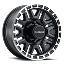 Raceline 953BM Krank 15x5in / 5x114.3 BP / 0mm Offset / 3.19mm Bore - Black & Machined Wheel