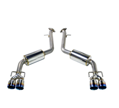 REMARK 17-20 Lexus IS200/300/350 Axle Back Exhaust - SS Double Wall Burnt Tip (Muffler Version)