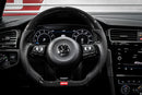 APR 15-19 Volkswagen Golf R Steering Wheel Silver Stitching Paddle (For use w/ Paddles)