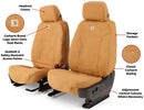 Covercraft 1997-02 Jeep Wrangler Carhartt SeatSaver Custom Front Row Seat Covers - Brown