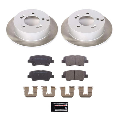 Power Stop 09-10 Hyundai Sonata Front and Rear Semi-Coated Rotor Kit