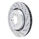 DFC 06-08 BMW Z4 Right Front Drilled Hi-Carbon Alloy Geomet Coated Rotor