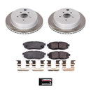 Power Stop 10-14 Subaru Legacy Front and Rear Semi-Coated Rotor Kit