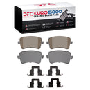DFC 12-17 Audi A5 Quattro Front & Rear Geospec Rotors with Euro 5000 Ceramic Pads w/Sensor/Hardware