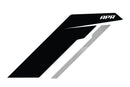 APR Sideburn Sticker - Black/Silver