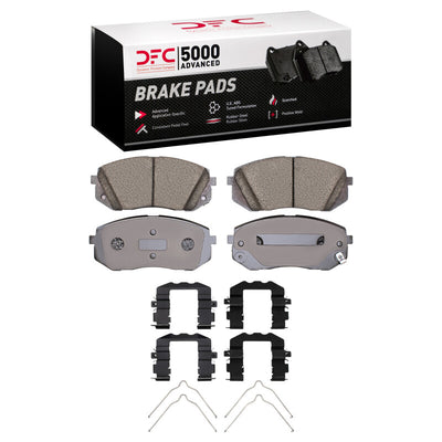 DFC 17-25 Hyundai Veloster Front Drill/Slot Geoperf Rotors 5000 Advanced Brake Pads w/Hardware
