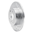 R1 85-86 Toyota MR2 Front & Rear Drilled & Slotted Silver Brake Rotor Set