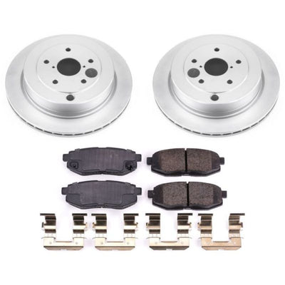 Power Stop 06-07 Subaru B9 Tribeca Front & Rear Z17 Evolution Geomet Coated Brake Kit